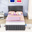 Upholstered Platform Bed with Twin Trundle and 3 Storage Drawers-19470078-19470076