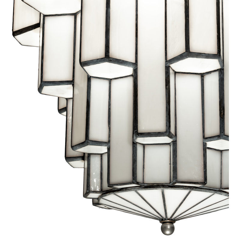 Paramount 1 - Light Nickel Powder Coat Unique/Statement Pendant