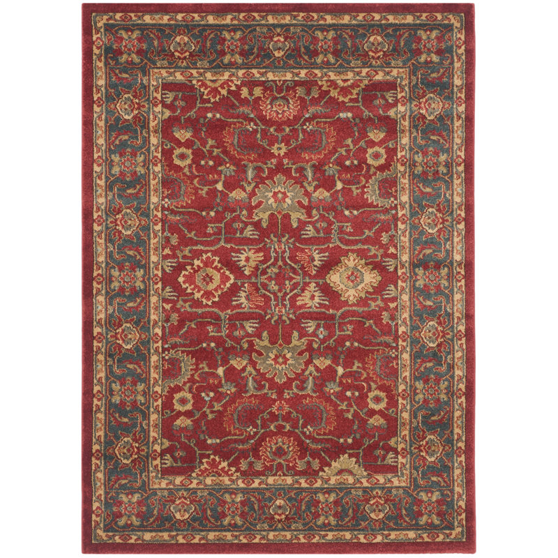 Bellflower Oriental Looped / Hooked Area Rug, Rectangle 122 x 170 cm