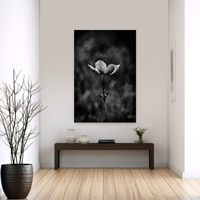 Art contemporain, art floral abstrait contemporain, H 60 po x l 40 po