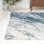 Tapis bleu marine / crème Olvin-800460784