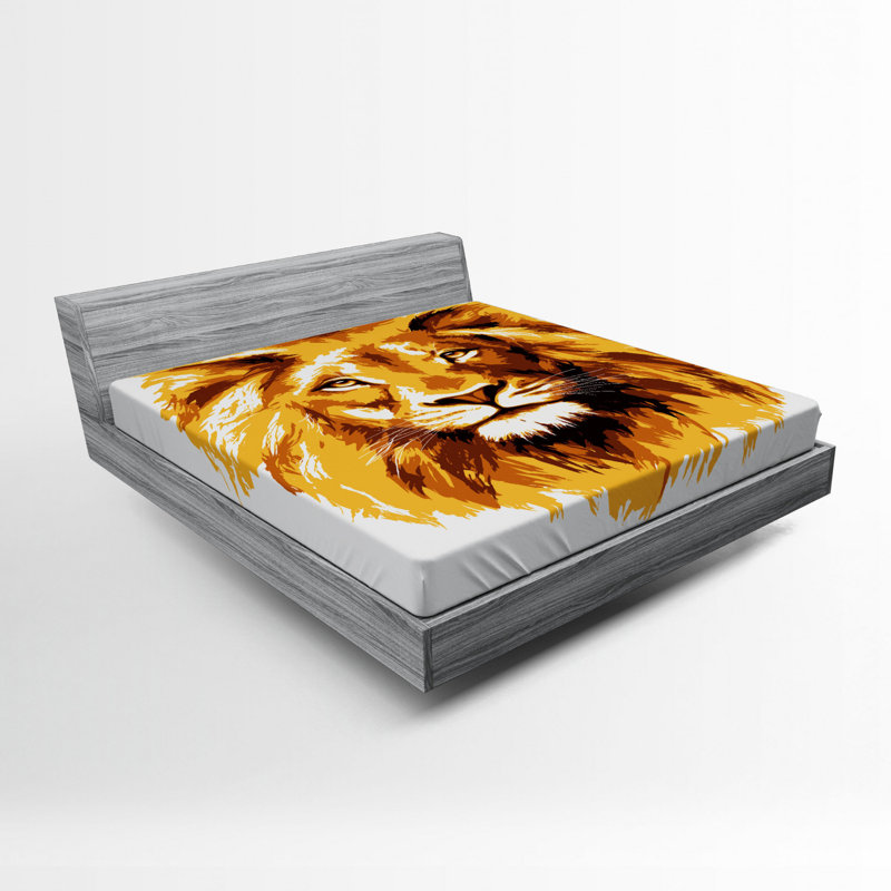 Drap-housse en microfibre Safari, Grand