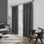 Purrier Polyester Blackout Pinch Pleat Curtain Pair-600567285