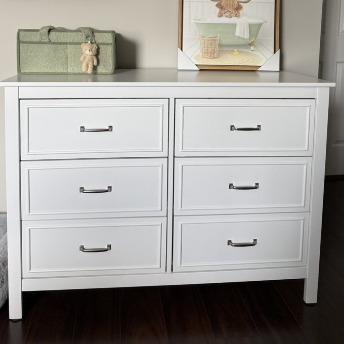 davinci charlie 6-drawer double dresser forest green DaVinci Jayden 6-Drawer Double Wide Dresser – DaVinci Baby main image 0