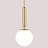Kamruddin 1 - Light Gold Single Pendant