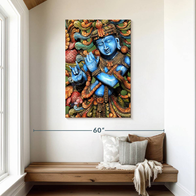Adella Lord Krishna, 45" H x 30" W
