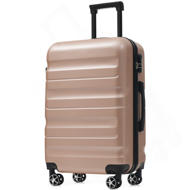 Ensemble de valises Hardshell en ABS - Valises légères et durables avec deux roues pivotantes, tailles de bagage à main et pour bagages