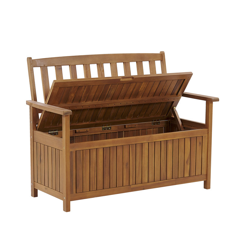 Lasse Solid Wood Acacia Outdoor Bench