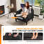Petit fauteuil d'appoint de style moderne Mid-Century 31 po -370343987