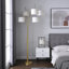 Lampe sur pied arquée 5 lumières Smart 82 "avec application et télécommande, têtes réglables, intensité variable 3000K-6000K pour le salon-290191602-275965013-290191601