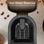 Cafetière à portion individuelle Cowsar pour capsules et motifs, 5 tailles d'infusion (6 à 14 oz), hauteur réglable, conception compacte, nettoyage rapide et facile, parfaite pour la maison / le bureau / les voyages, noir