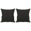 Ensemble de canapé Vidaxl en tissu noir (100% polyester), métal, textilène, contreplaqué