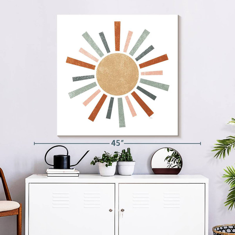 Oberle Rustic Rainbow Sun, 33" H x 33" W
