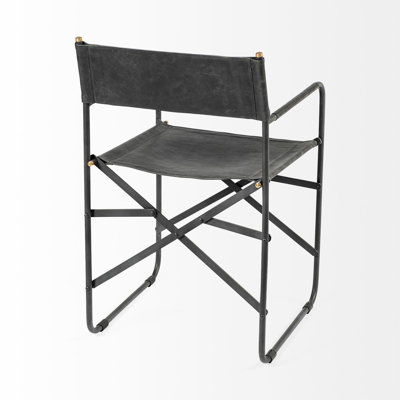 Sambac 18'' H Metal Folding Arm Chair