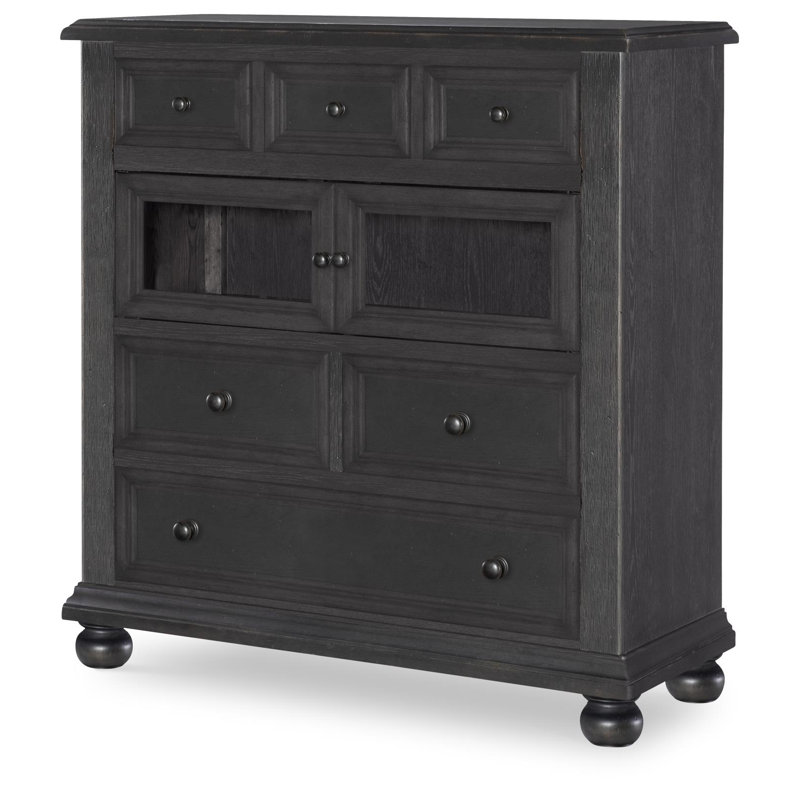 Commode en verre Country Market, Noir