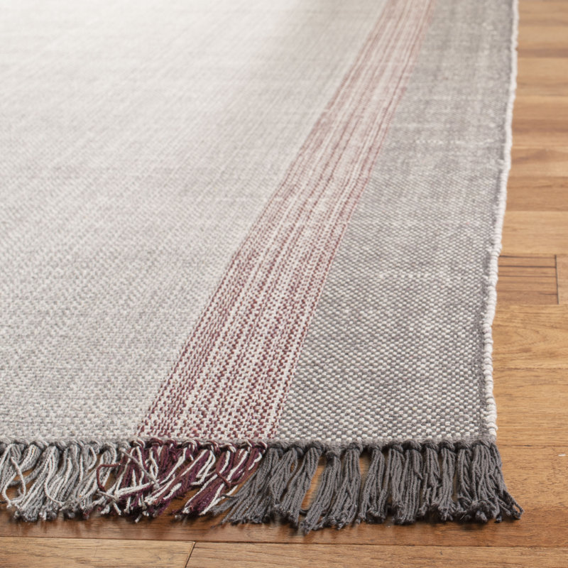 Zoltán Hand Woven Cotton Rug, Rectangle 3' x 5'