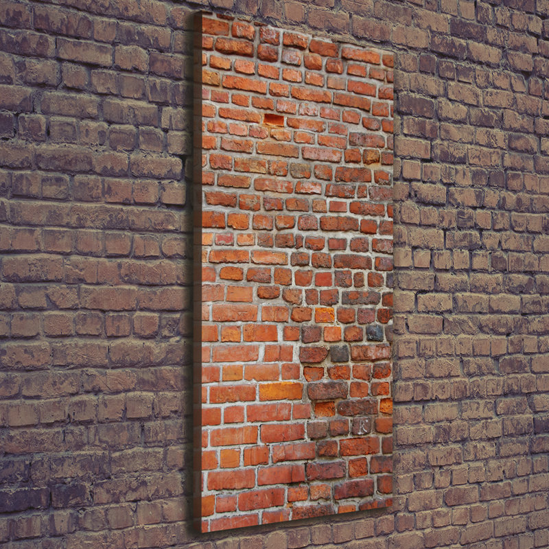 Brick Wall - Wrapped Canvas Print