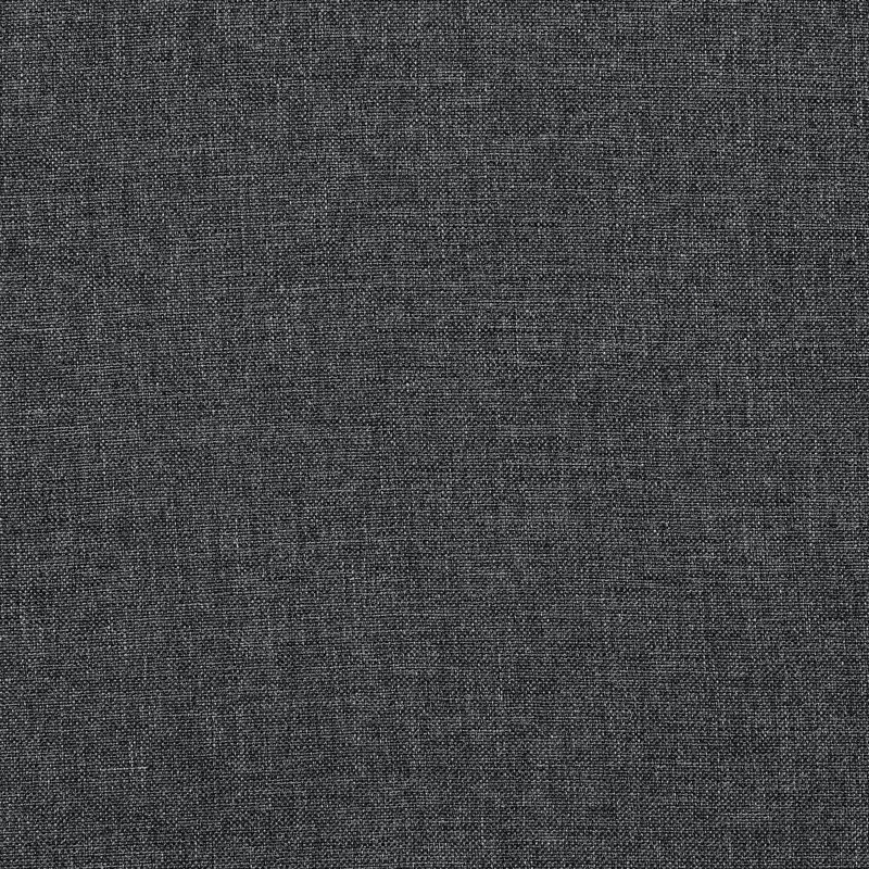 Dark Gray L - Shaped Sectional With Cup Holder Console, Perfect For Relaxing On Movie Days, Comes Two Toss Pillows And Storage, Rounded Arms, Subtle Tufting, Nailhead Trim, Foam Filled, Linen Main