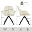 48.5cm H Swivel Upholstered Dining Chair with Ergonomic Back-588277593