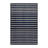 Washable Navy Light Gray Striped Area Rug-1816588969
