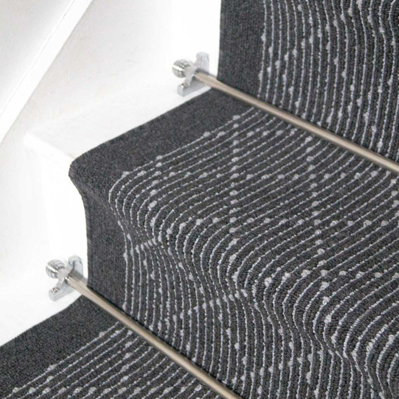 Stair Runner Geometric Area Rug, Runner 80 x 720 cm