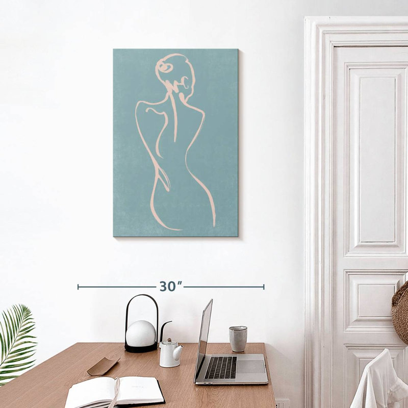 Leisha Abstract Figure, 30" H x 20" W
