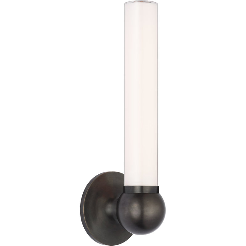 Thomas O'Brien Jeffery Tall Bath Sconce, Bronze