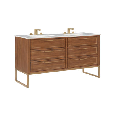 Markham 60'' W Double Vanity