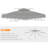Outsunny Polyester Replacement Canopy for Gazebo-84492731-84492728