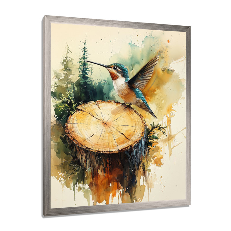 Giani - Animals Wall Art Prints, H 20 po x l 12 po, Picture Framed, Argent argent
