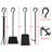 Hermit 31.6in Large Firewood Rack Fireplace Tools Set Wood Holder Indoor log Rack With Tools Tall