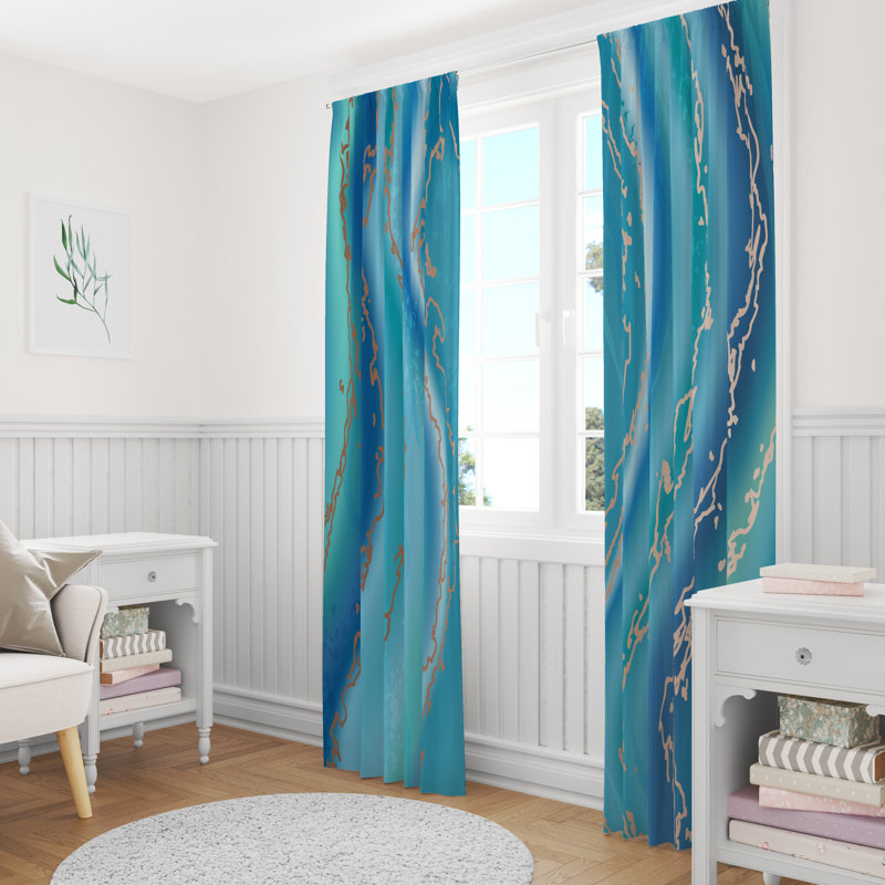 Semi Sheer Curtain Pair, 40" W x 61" L