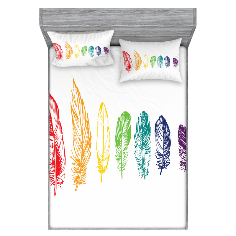 Microfiber Sheet Set, Full Sheet Set with Fitted Sheet