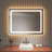 Frameless LED Light Anti-Fog Wall Bathroom Vanity Mirror with Backlit & Frontlit-91383697