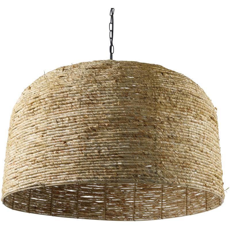Burnice 1 - Light Natural Dome Pendant