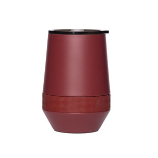 Gobelet à vin Elemental, verres à vin en acier inoxydable 10 oz, tasse sans pied isolée sous vide avec couvercle incassable - Bleu marine