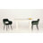 Kristina 17'' H Velvet Upholstered Metal Armchair-1805382027