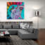 Art mural en verre épique «Jungle Safari 13» par Hello Angel, 12 po x 12 po-683251265