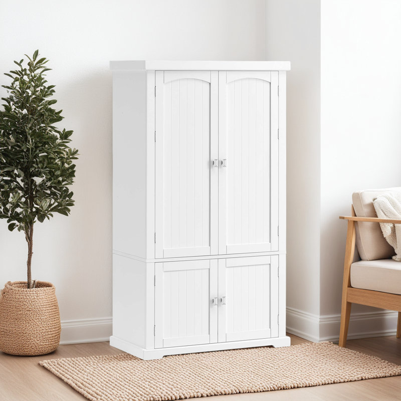 Garde-manger H 53 po Arzate, 6 tablettes de porte, 2 tablettes réglables