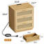 Table de bout l 22,83 po avec 3 tiroirs et station de charge-166455888