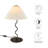 Lampe de table Wave Squiggle en noir