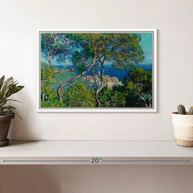 Bordviera 1884, Cadre flottant blanc, 13 po x 9 po