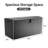 Jeko&Jeko 110 Gallon Outdoor Storage Box – Large Plastic Deck Box With Lockable Lid For Patio Furniture, Garden Supplies, And Shoes, Black-119790636