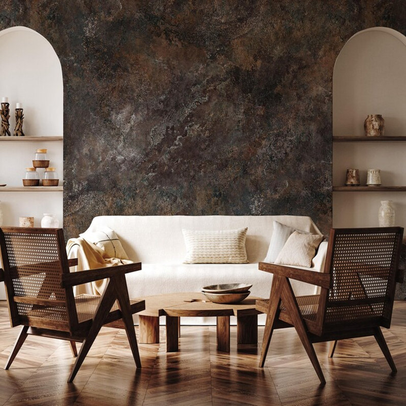 Rustic Earthscape Elegance, 96" L x 108" W