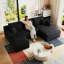 Canapé modulaire rembourré en U avec repose-pieds-130622444-130622448