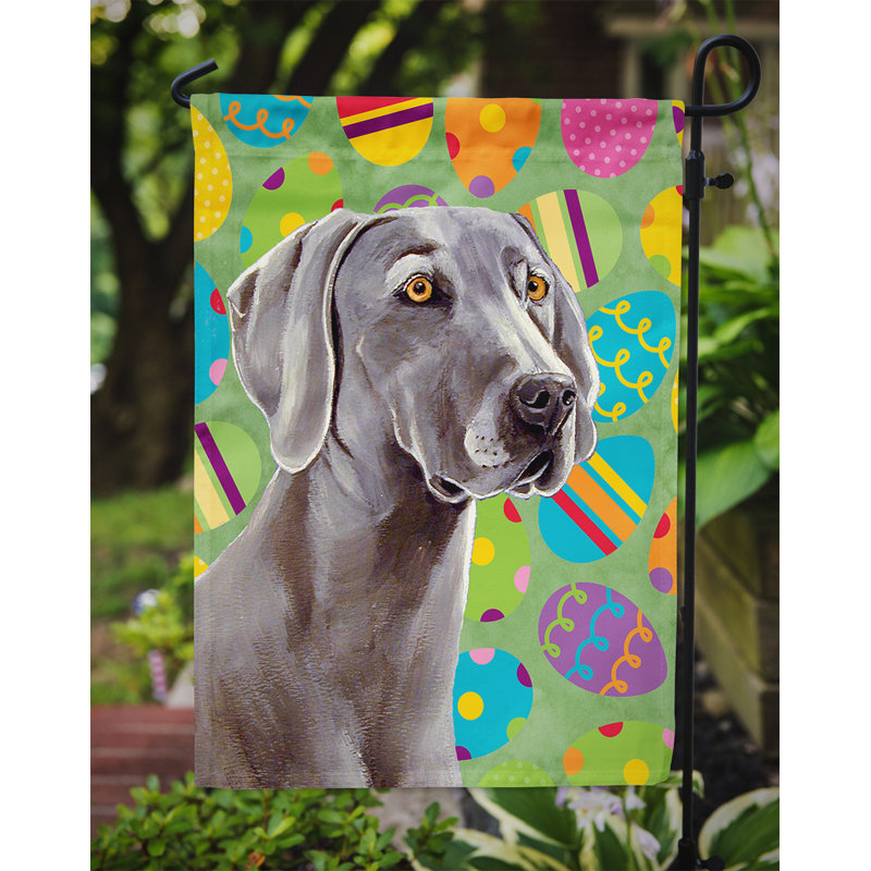 Drapeau de jardin Atara, Weimaraner