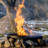 Samiron Iron Outdoor Fire Ring, Wood Burning Fire Pit Ring-1585162458