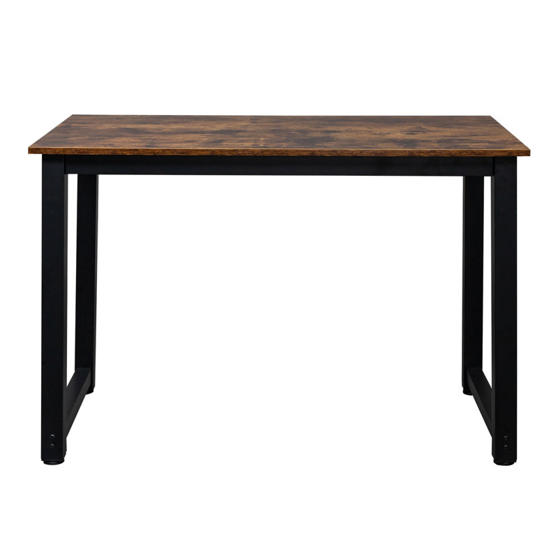 Bureau d'écriture haute résistance 110Cm, Brun / blanc