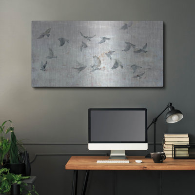 Art mural en métal Lark Manor ™ par Danhui Nai