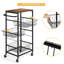 35.4'' H x 16.1'' W Utility Cart with Wheels